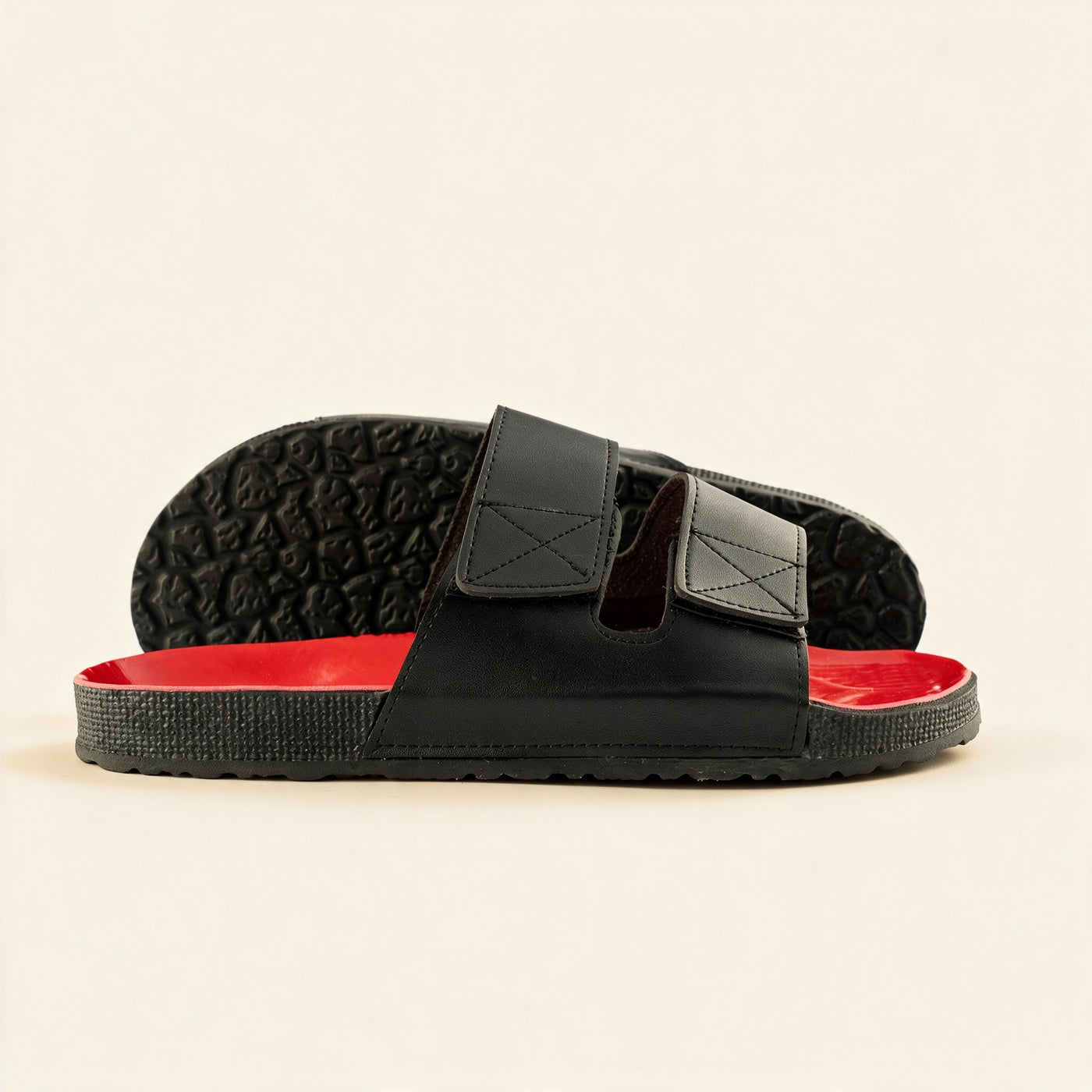 2055X Leather — Twin Magic Footbed Style, Black / Red – view 3