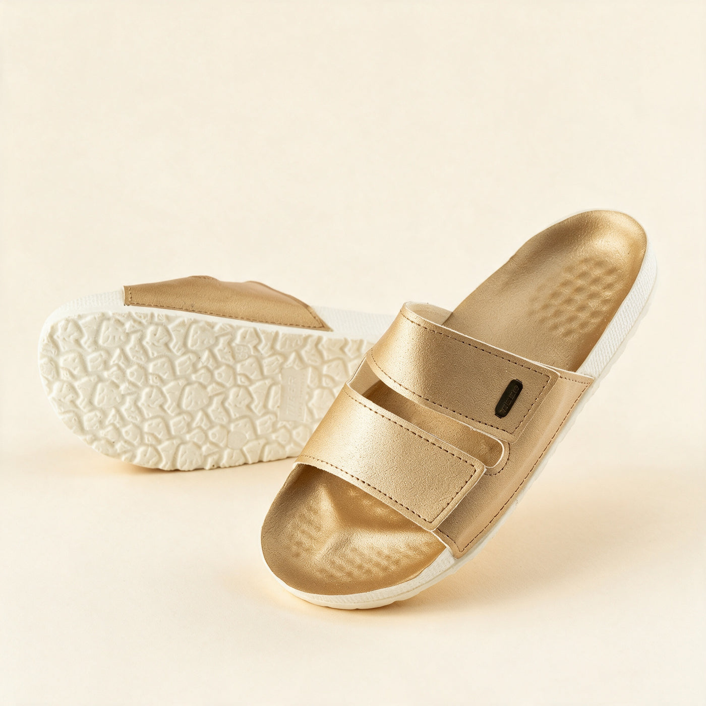 2055X Gold — Twin Magic Footbed Style, Gold / White