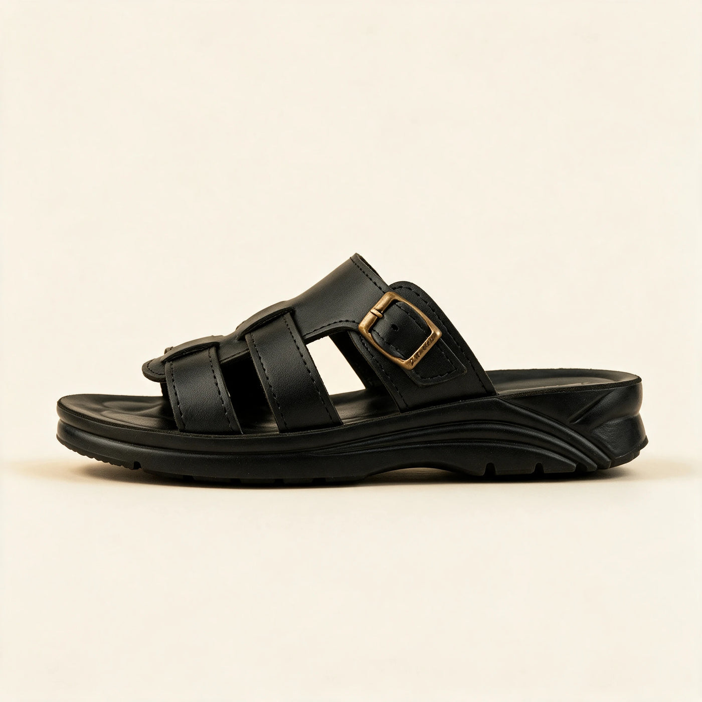 4809 — Men's Cage sandal, Black