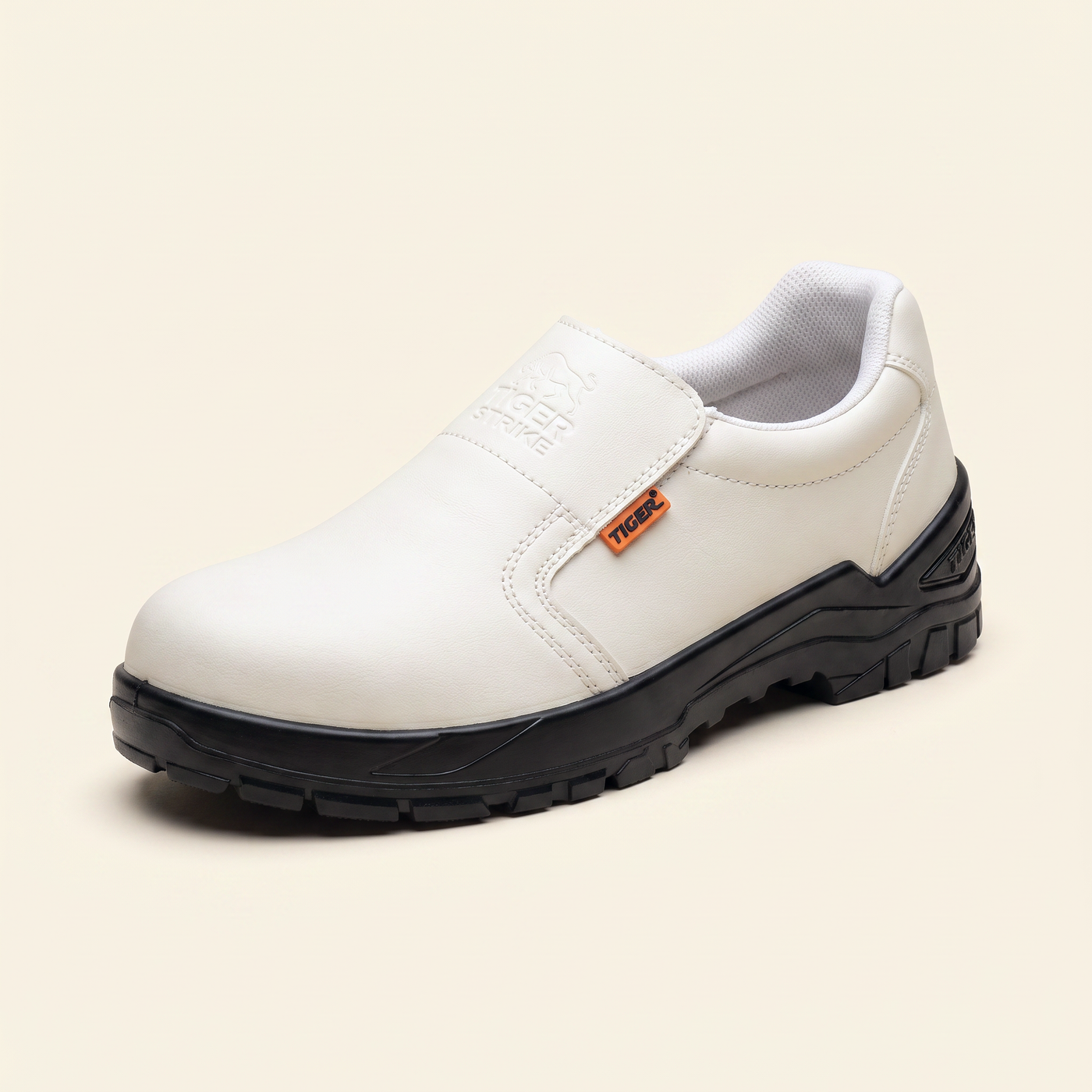 DOLPHINE — Men's safety slip-on, White