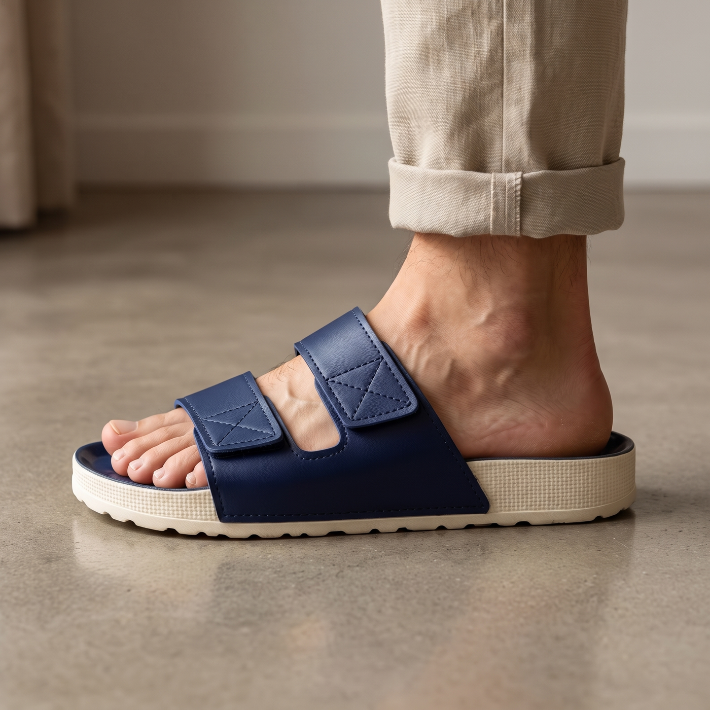 2055X Leather — Twin Magic Footbed Style, Blue – view 2