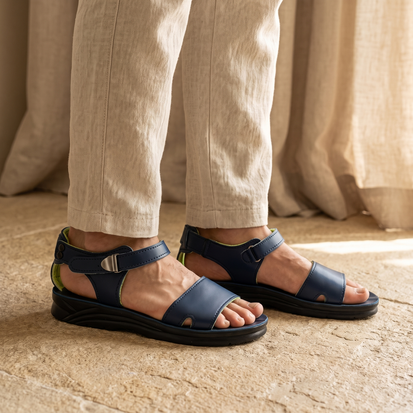 4850 — Sport sandal, Blue – view 3