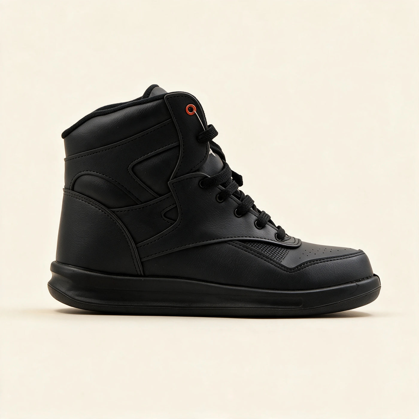 1077 — High-top sneaker, Black