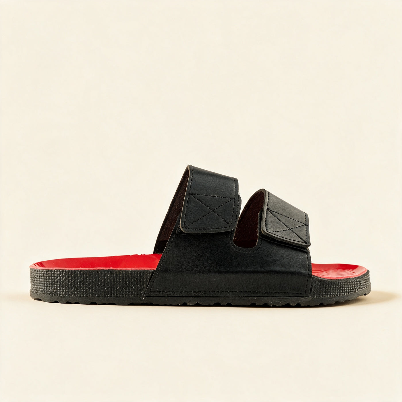 2055X Leather — Twin Magic Footbed Style, Black / Red