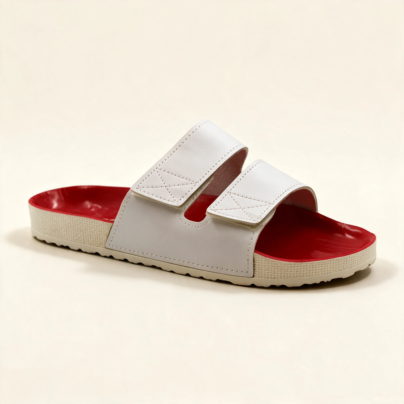 2055X Leather — Twin Magic Footbed Style, White / Red