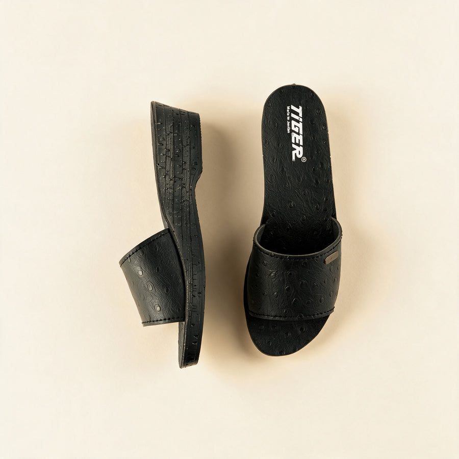3000 — Ladies' wedge slide, Black &ndash; view 2