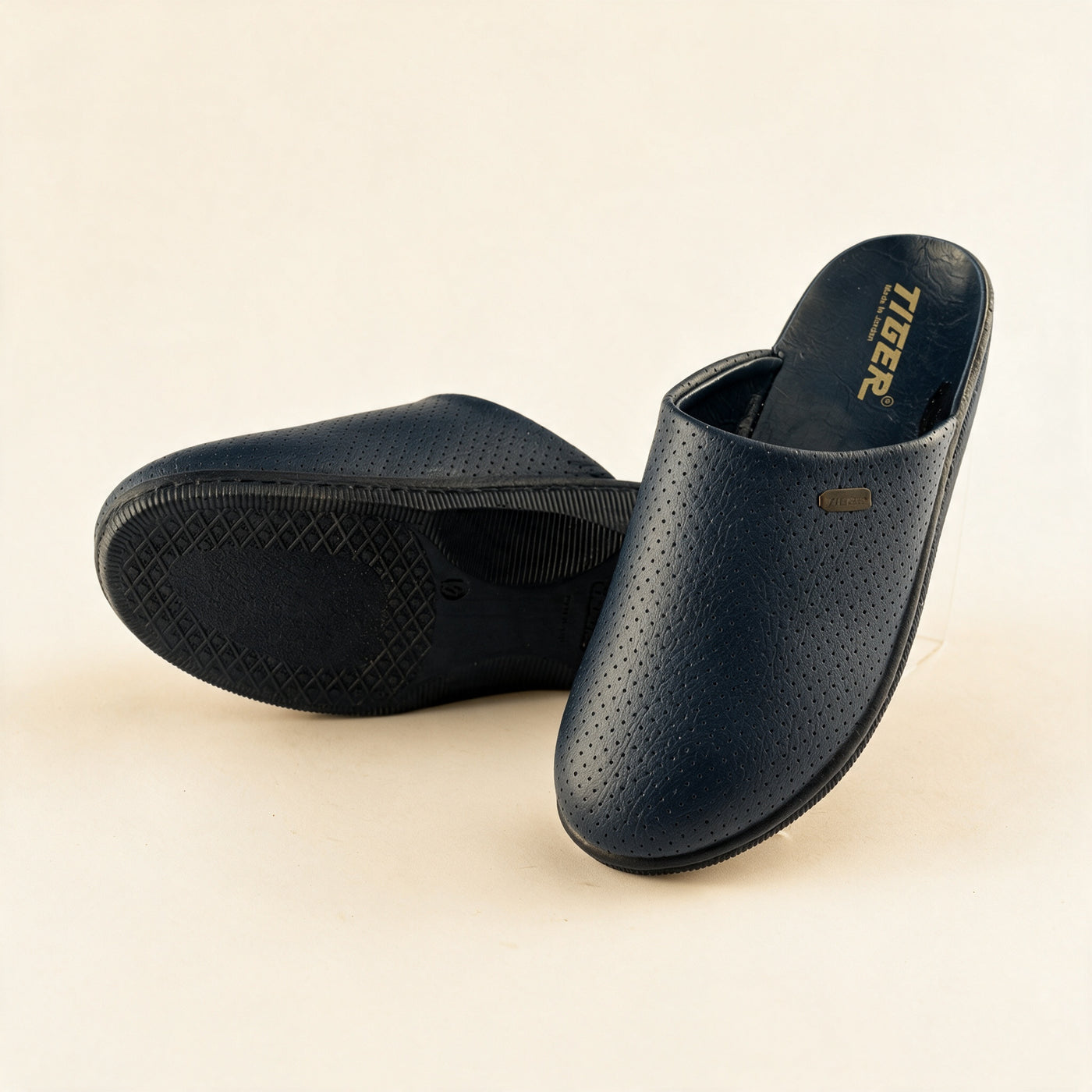 4212 — Men's closed-toe mule, Navy &ndash; view 2
