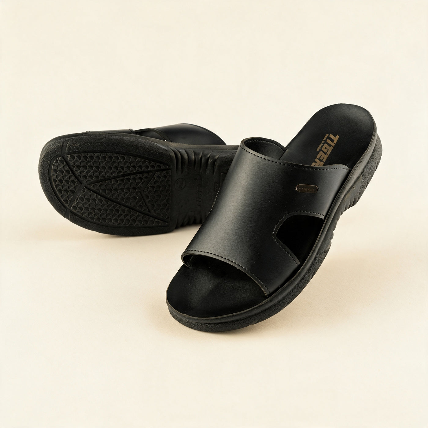 5512 Italian — Men's single-band slide, Black