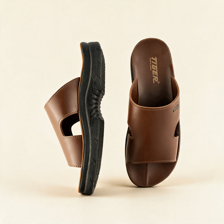 5512 Italian — Men's single-band slide, Chocolate &ndash; view 3