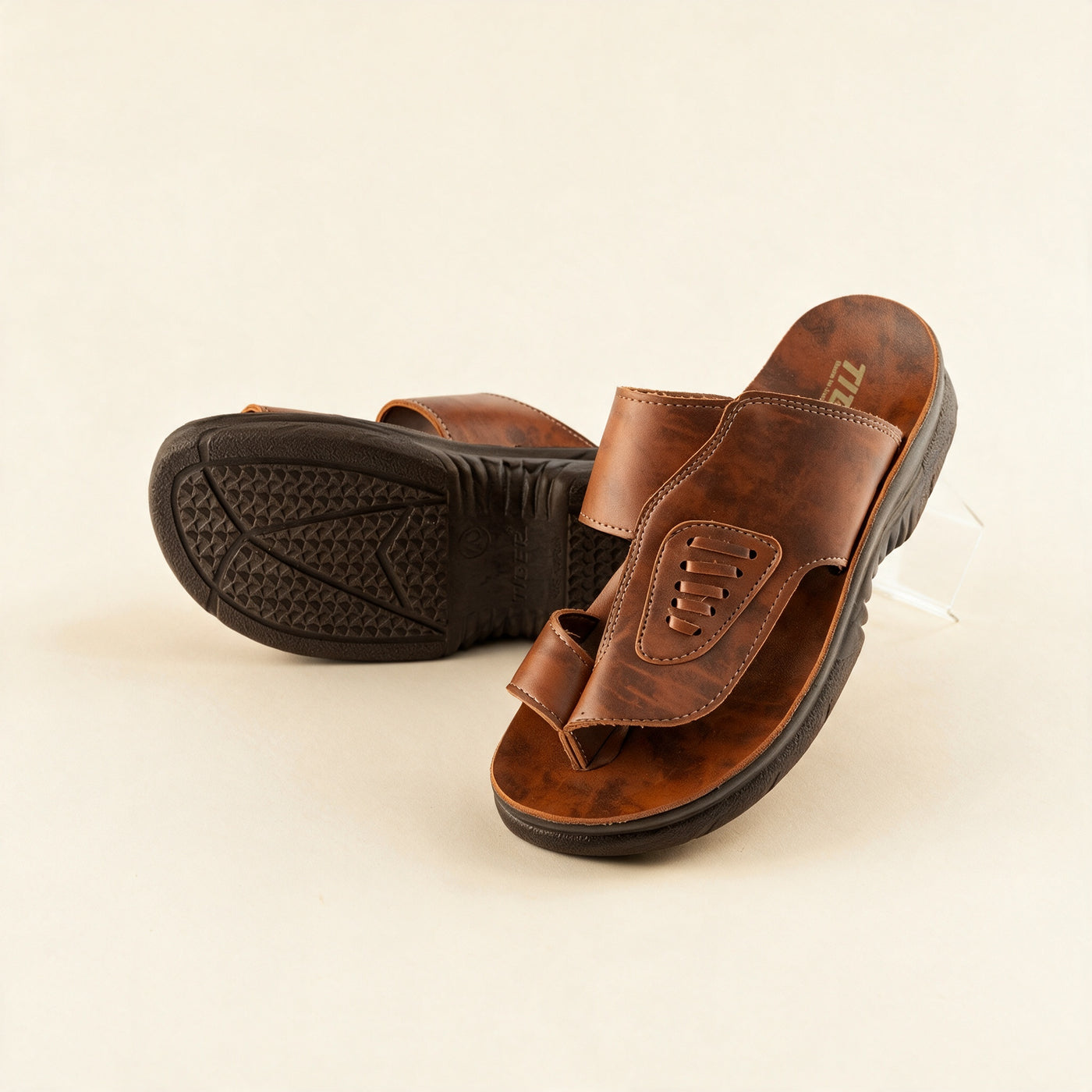 5513 — Men's sport slide, Brown