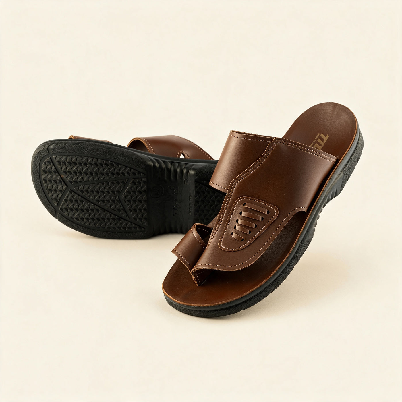 5513 — Men's sport slide, Chocolate