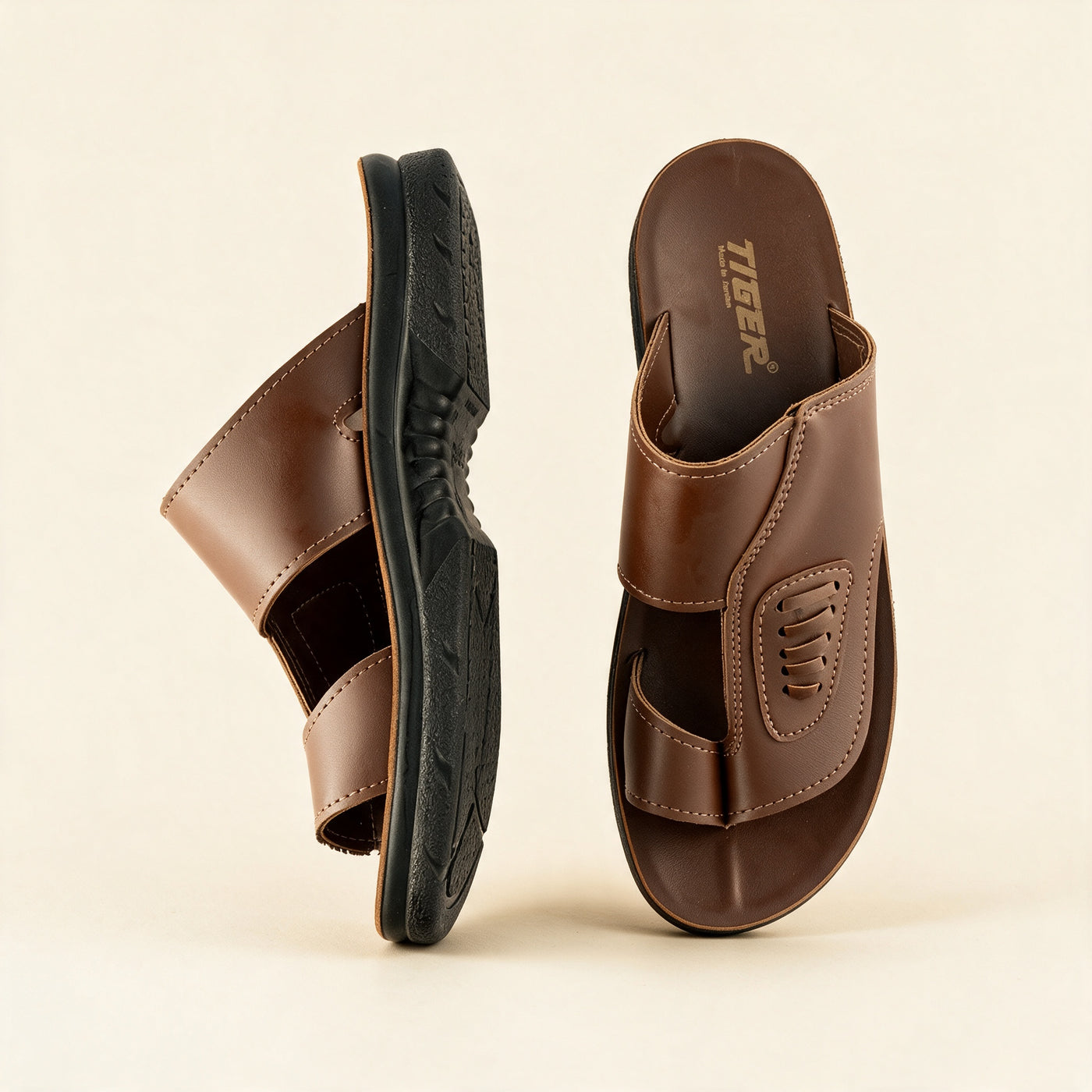 5513 — Men's sport slide, Chocolate &ndash; view 3