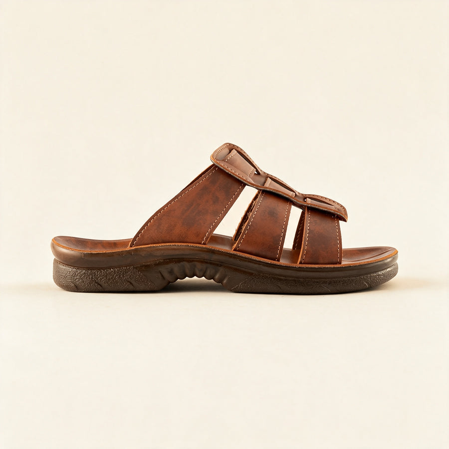 5516 — Men's Loop slide, Brown &ndash; view 2