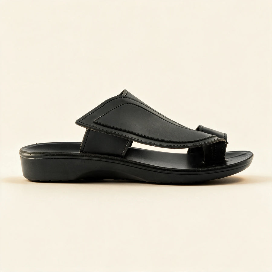 8100 Italian — Men's Arabic sandal, Black