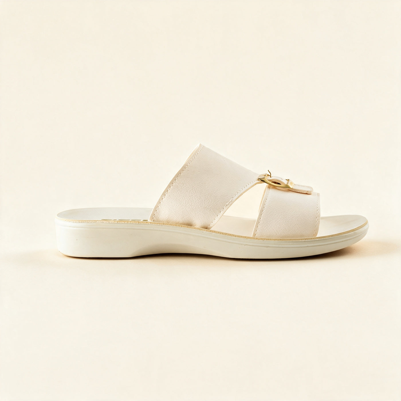 8101 Italian — Men's buckle slide, White &ndash; view 2