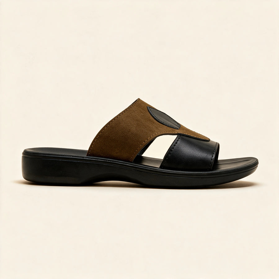 8105 — Signature sandal, Brown / Black