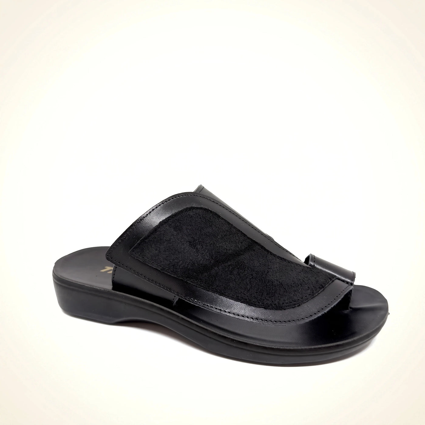 9100 Genuine — Men's Arabic sandal, Black