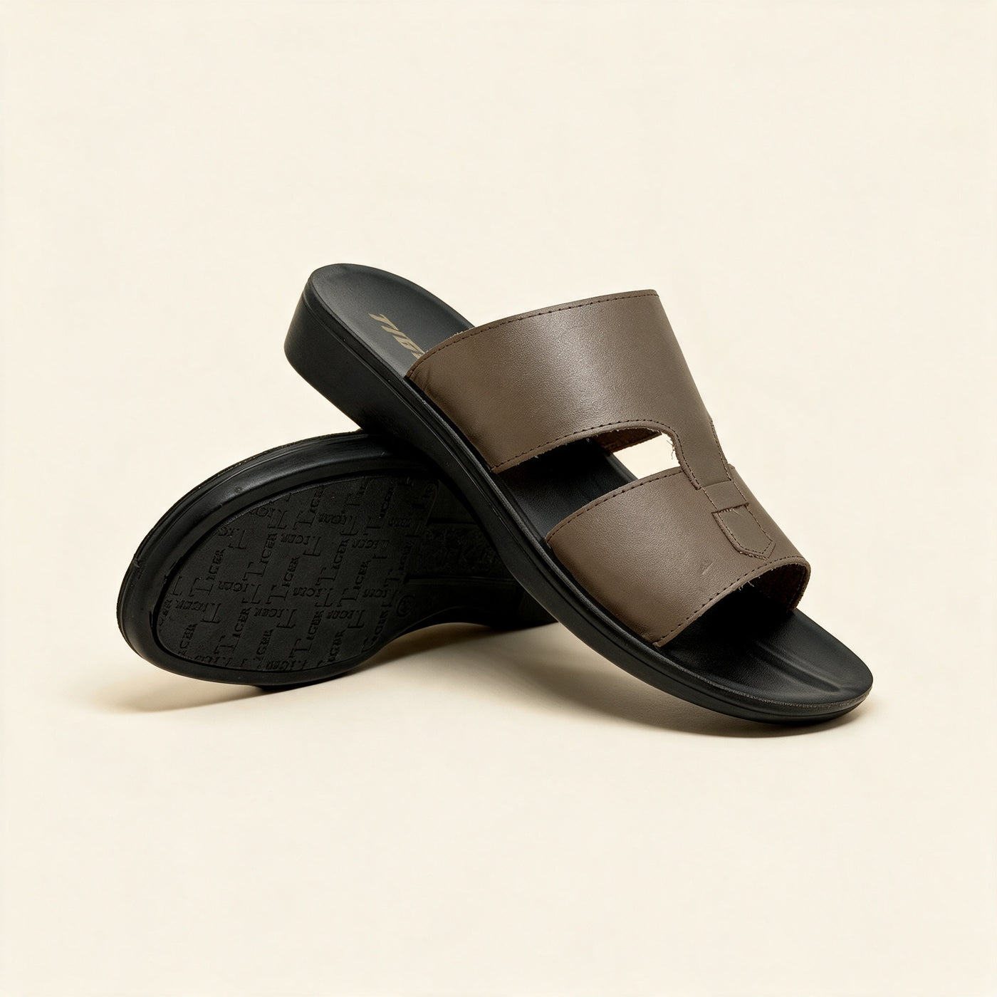 9103 — Men's Yoke slide, Latte &ndash; view 3