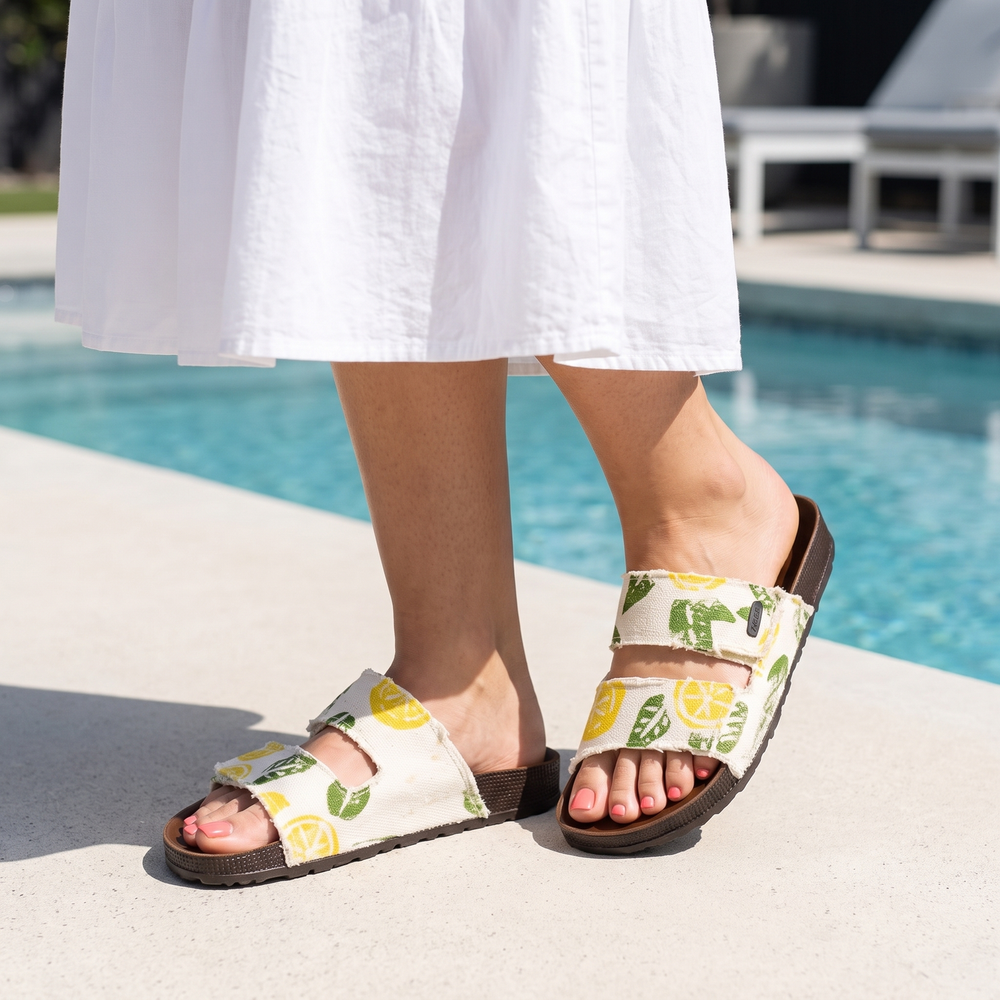 2055X Print — Twin Magic Footbed Style, Lemon Print &ndash; view 2
