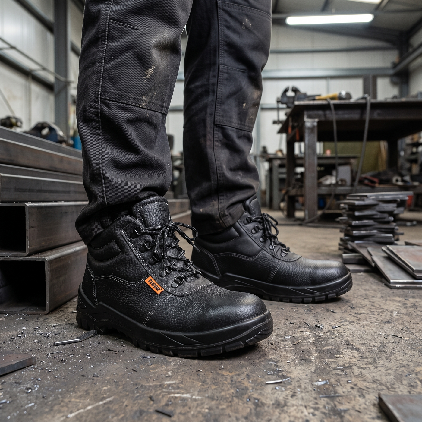 ORYX — Men's safety work boot, Black &ndash; view 2